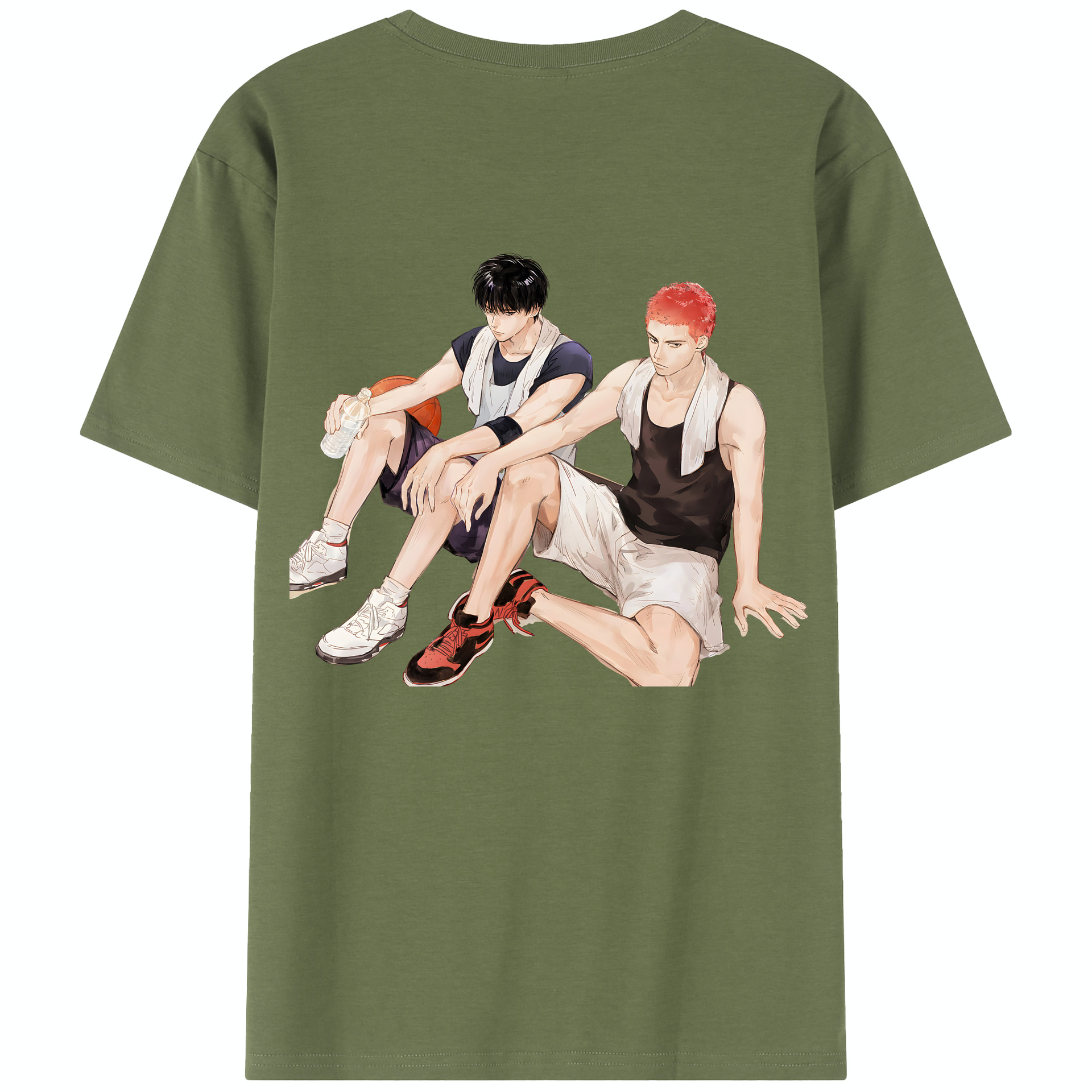 （画像用） SLAM DUNK／スラムダンク 綿100％半袖Tシャツ（背面プリント）